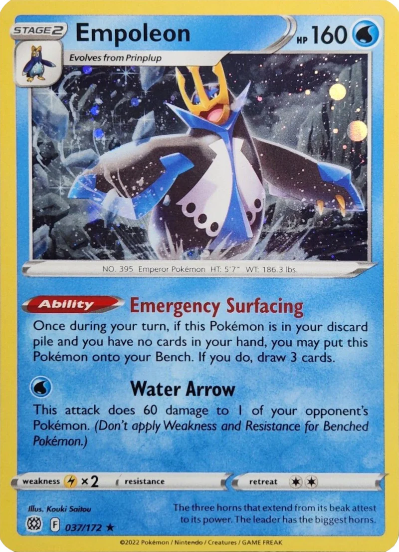 Empoleon - 037/172 - Cosmos Holo Promo